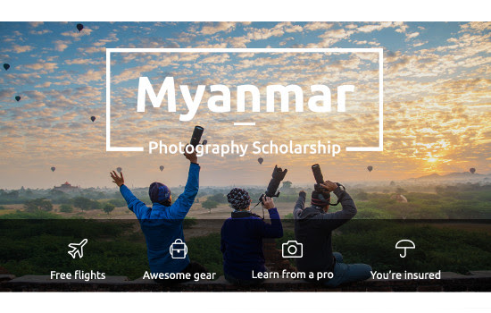 Be the winner of a photography mentorship in Myanmar!