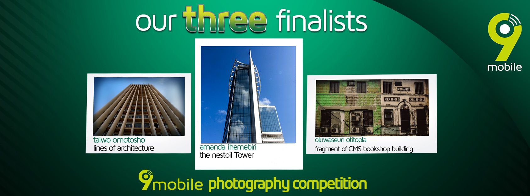 9mobile Photography Competition Announces Top 3 Finalists and Winner, Voters’ Choice
