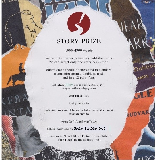 Online Writing Tips Short Fiction Prize—Apply (Awards: £175 )