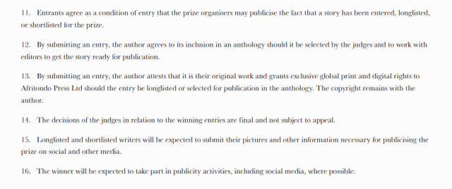 Afritondo Short Story Prize Guidelines