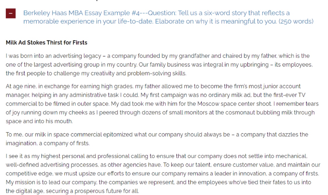 How to Write an Application Essay an MBA Admissions Committee Will Love