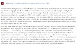 Writing an application letter for MBA Admission officers