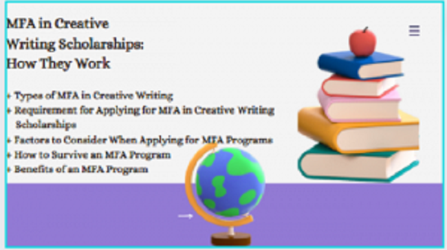 MFA in Creative Writing Scholarships: How They Work