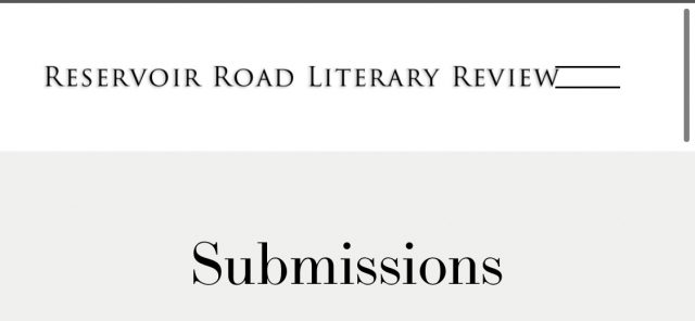 The reservoir road literary review 