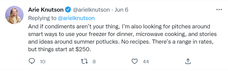 Email address for allrecipes editors.