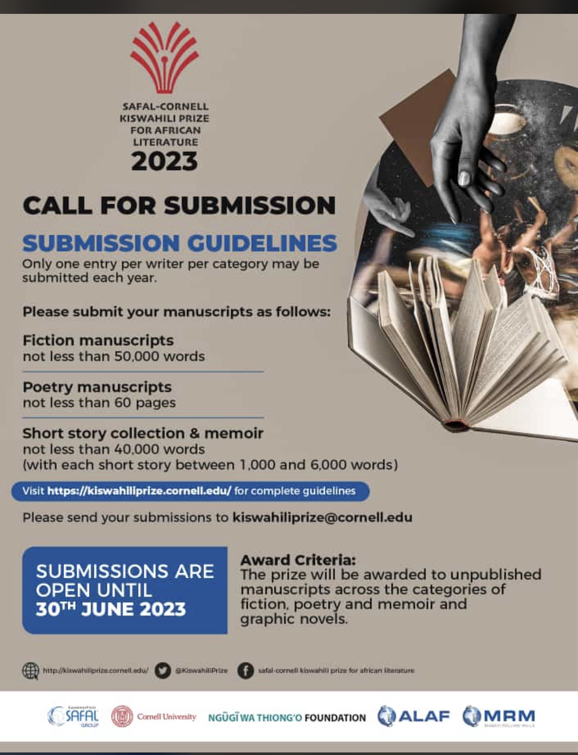 The Safal-Cornell Kiswahili Prize for African Literature