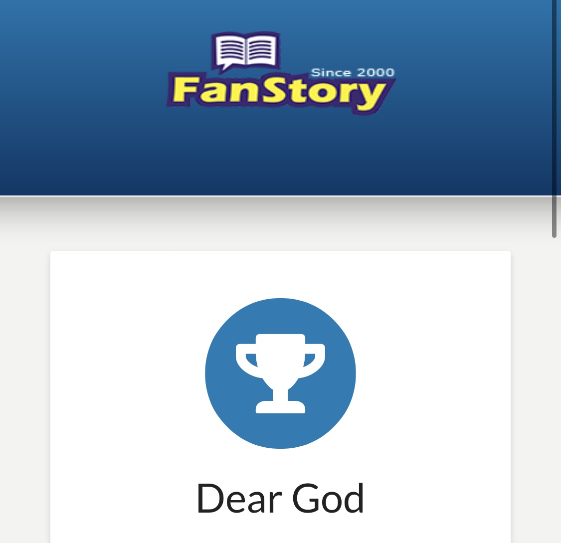 Fanstory Dear God Writing Contest