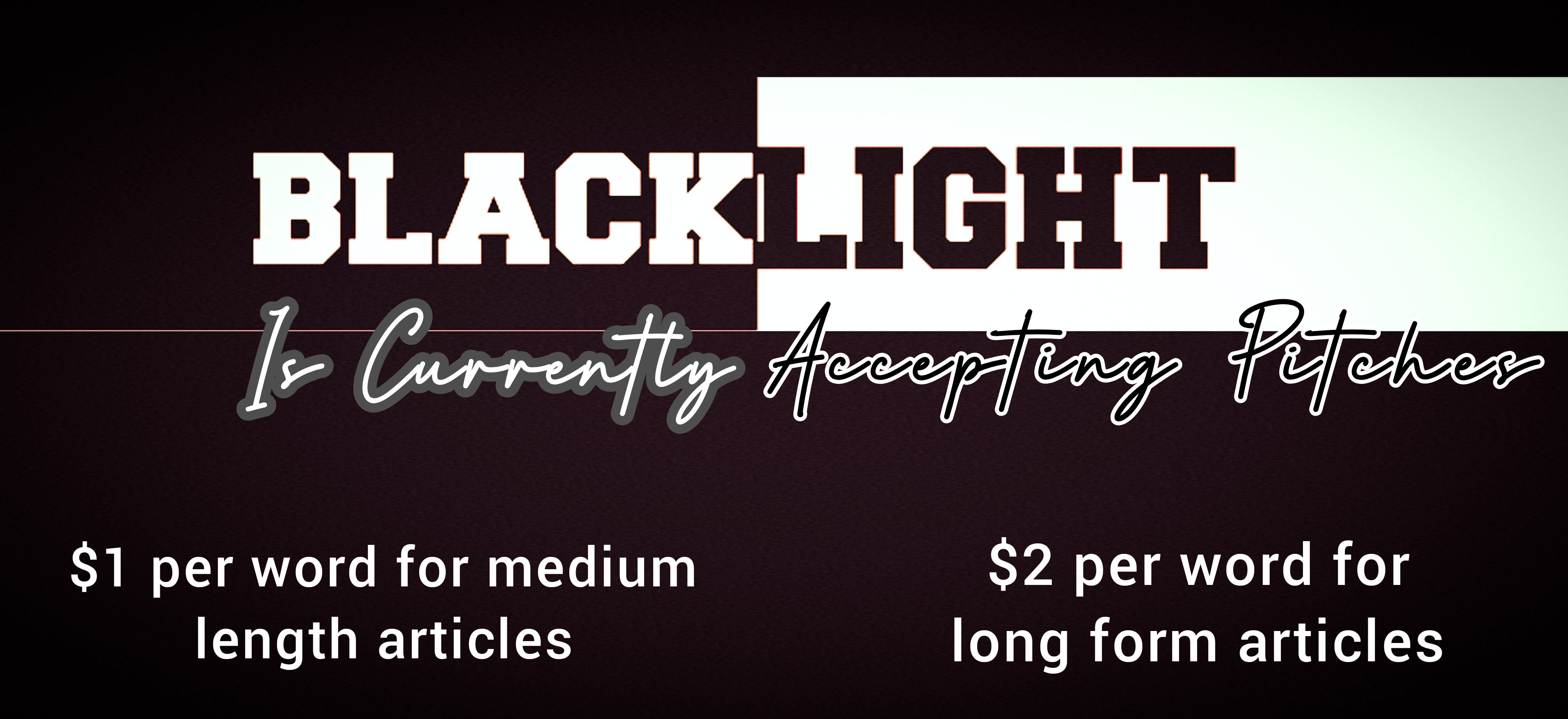 How to submit pitches to the Blacklight Magazine
