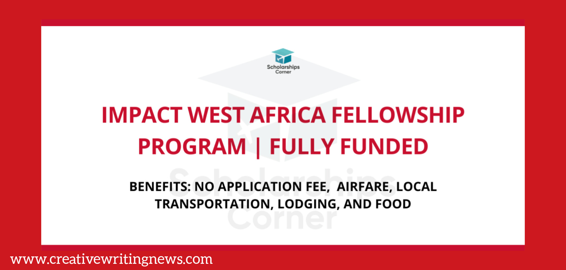The Impact West Africa Fellowship Program| Fully Funded/ How To Apply