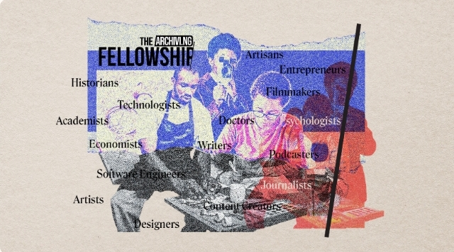 The Archivi.ng Fellowship. Flyer.