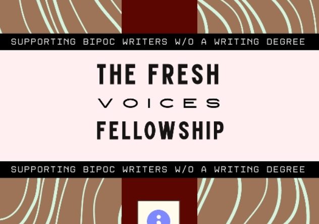 The 2025 Fresh Voices Fellowship, Flyer