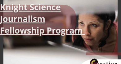 Knight Science Journalism Fellowship Program, Flyer. Creative Writing News.