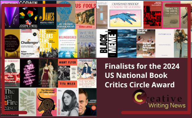 Finalists for the 2024 US National Book Critics Circle Award