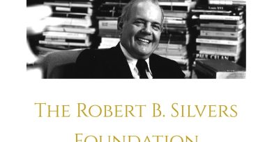 Robert B. Silvers Foundation, web flyer.