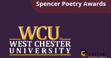 Spencer Poetry Awards, Westchester university logo.