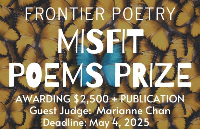 Misfit Poems Prize flyer.