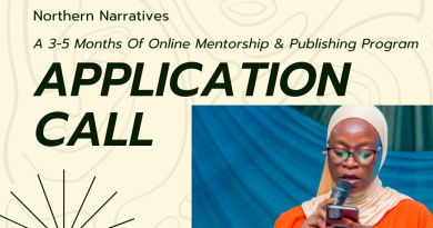 Northern Narratives Initiative, application call flyer.