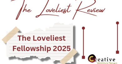 The Loveliest Fellowship, Creative Writing News flyer.