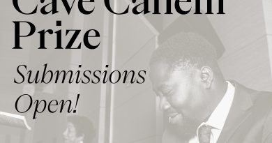 The Cave Canem Prize 2026 flyer.