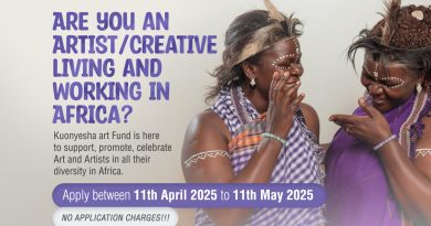 The Kuonyesha Art Fund, open call Flyer.