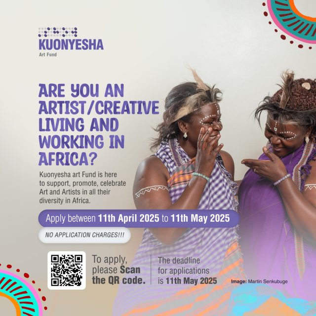 The Kuonyesha Art Fund, open call Flyer. 