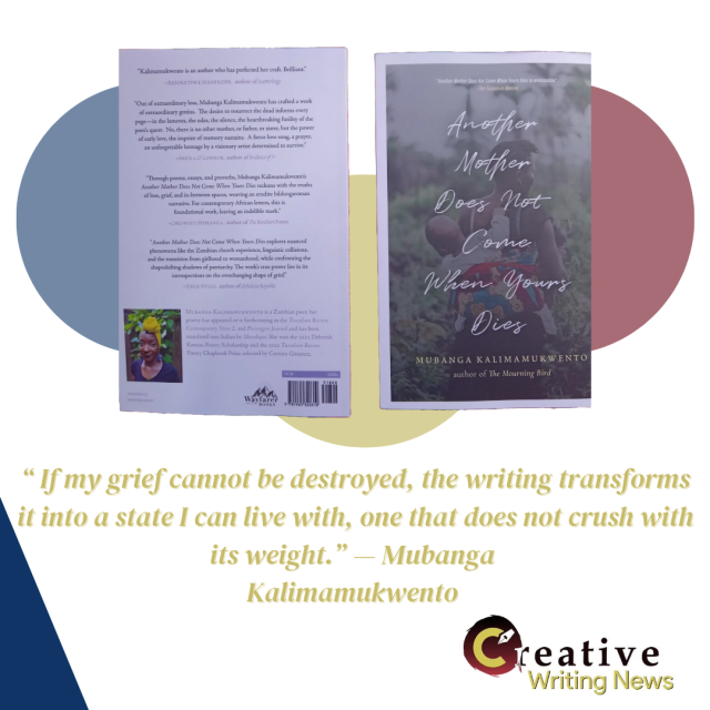 Interview with Mubanga Kalimamukwento, flyer. 