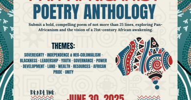 Pan-Africanist Poetry Anthology, Call for Submissions flyer.