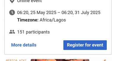 Africa Wiki Challenge, web page