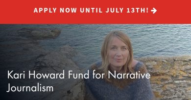 The Kari Howard Fund for Narrative Journalism, website.