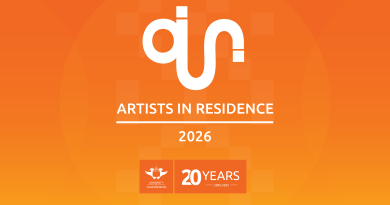 The UJ Artists in Residence program, 2026 flyer.