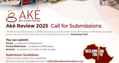 Aké Review, call for Submissions Flyer.