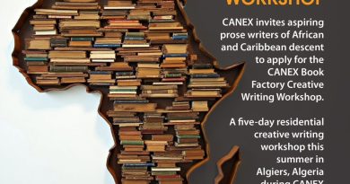 CANWX Creative Writing Workshop, call for applications flyer.