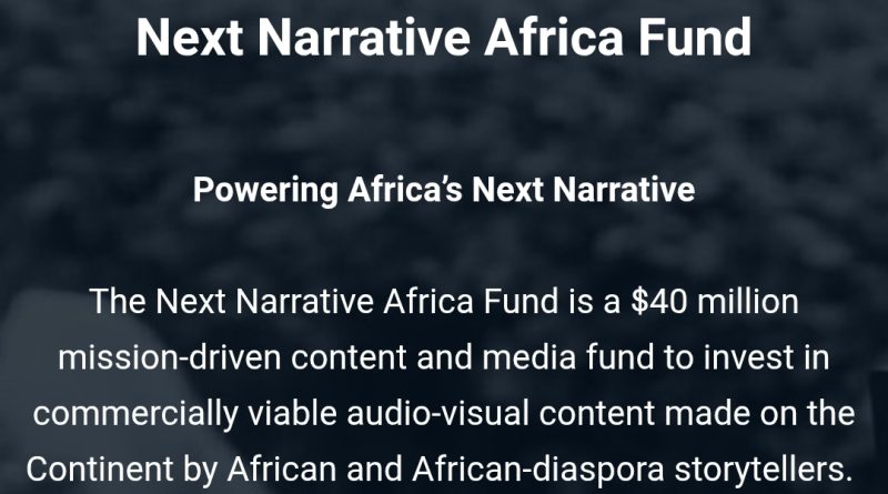 Next Narrative Africa Fund, web page