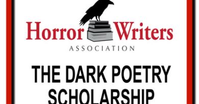 Dark Poetry Scholarship, flyer