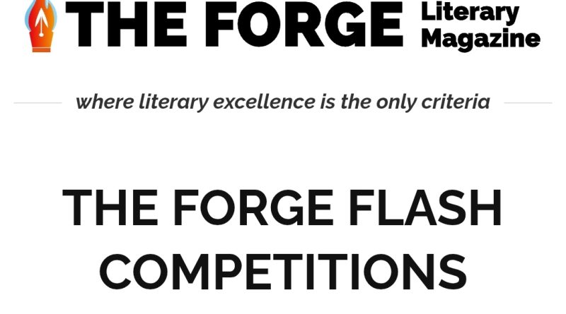The Forge Magazine Flash Competitions, web screenshot.